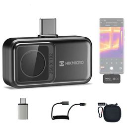 Cámara térmica Hikmicro Mini2 para Android - 256 x 192 IR Resolución, velocidad de replanteo de 25Hz, 50 ° gran angular, conectividad - dispositivo de imagen infrarroja compacta para dispositivos Android