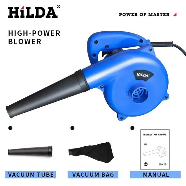 Soplador de aire HILDA 1000W limpiador de computadora soplador de aire eléctrico soplador de polvo soplador recolector de polvo de computadora 240318