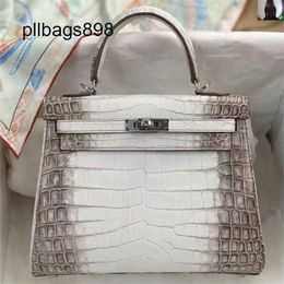 Bolso de mujer de estilo Himalaya 7A Crocodile Cuero Skin 25 Inner