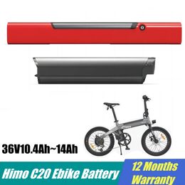 Reemplazo de batería de bicicleta eléctrica HIMO C20 36V 10Ah 12Ah 14Ah Baterías de litio integradas para bicicleta eléctrica Reention EEL Pro Frame batería 250W 350W