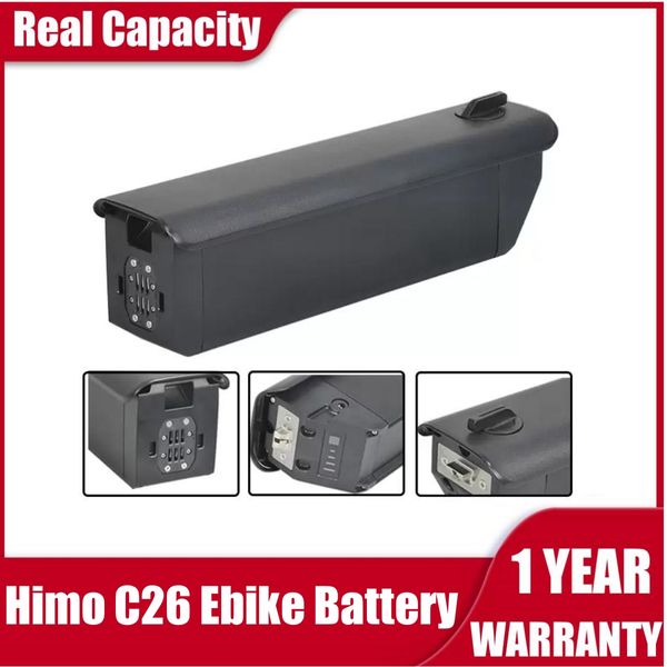 HIMO C26 EBIKE Battery Battery Pack 48V 14AH 12.8AH 10.4AH AKKU 36V 17.5AH 13AH Rhino de baterías de reención Rhino para Himalaya Alaska Himalaya Fat Tire Electric Bike