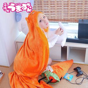 Himouto! Umaru-Chan Cloak Anime Chan Doma Cosplay Kostuum Flanels Cloaks Deken Soft Cap Hoodie Y0913