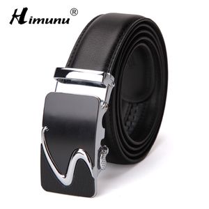 Himunu Fashion enuine Leather Man Belt High Quality Belts Men Automatic Buddle Business Jeans Belt 283i