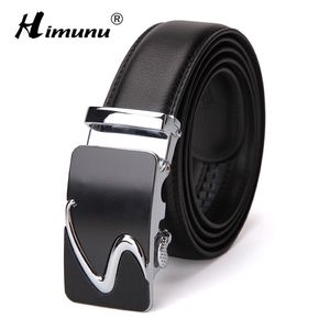 Himunu Fashion enuine Leather Man Belt High Quality Belts Men Automatic Buddle Business Jeans Belt 286W