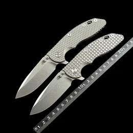 Hinderer XM18 manche en titane marque de roulement en céramique 20CV couteau pliant pêcheur Camping en plein air chasse poche EDC couteau à outils