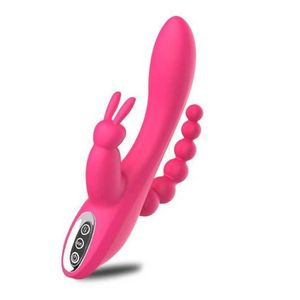 Hip Femme vibrant bâton lapin Licking Tide Electric Massage Adult Toy Sex Masturbator Vibrateurs pour femmes 231129