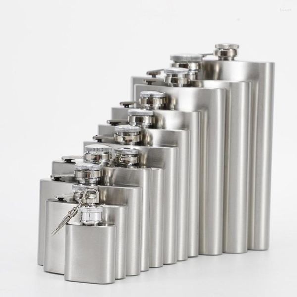 Hip Flasks 1-10 Oz En Acier Inoxydable Vin Whisky Pot Bouteille Buveur Alcool Portable Drinkware Tasse