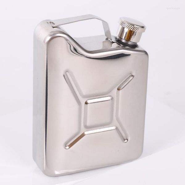 Frascos de cadera 100 Uds práctico 5 Oz Jerrycan aceite Jerry Can frasco de licor olla de vino acero inoxidable SN3755