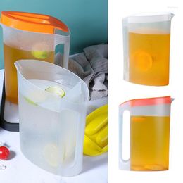 Heupflessen 2200 ml Plastic waterfles Drinkkan met afneembaar deksel Morsbestendig BPA-vrij Milieuvriendelijk Voor het maken van thee