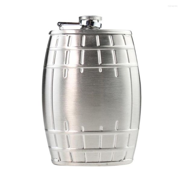 Hip Flasks 6 oz En Acier Inoxydable Creative Grenade Forme Flacon Portable Flagon Alcool Whisky Bouteille De Vin Liqueur Pot Drinkware Hommes Cadeau