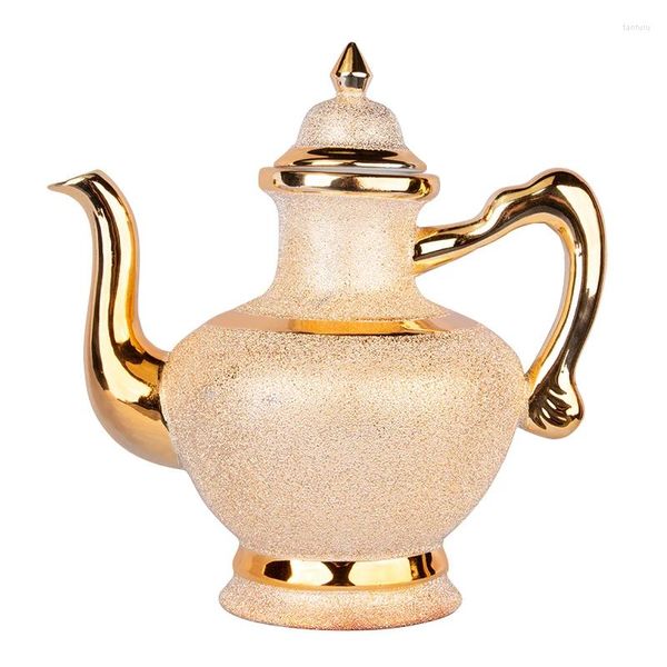 Flacons de hanche Beurre Thé Crisp Pot Ménage Théière En Aluminium Tibétain Épaissie Caractéristique Ethnique Bouteille D'eau Pour Bouilloire Huile 1.5L