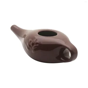 Flacons de hanche en céramique Neti Pot facile à nettoyer, nettoyage du nez pour laver les hommes et les femmes