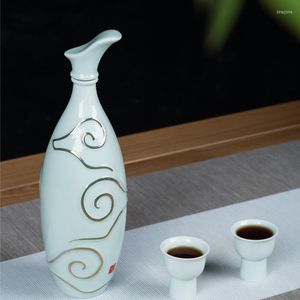 Petacas Vintage japonesas, petaca de Sake, cerámica, hogar clásico, Retro, Decantador De Vino, suministros de mesa BK50JH