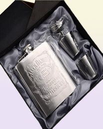 Flacons de hanche en métal Flagable Cadeaux en acier inoxydable voyage en argent whisky alcool bouteille de liqueur mâle mini-bouteilles 7918509