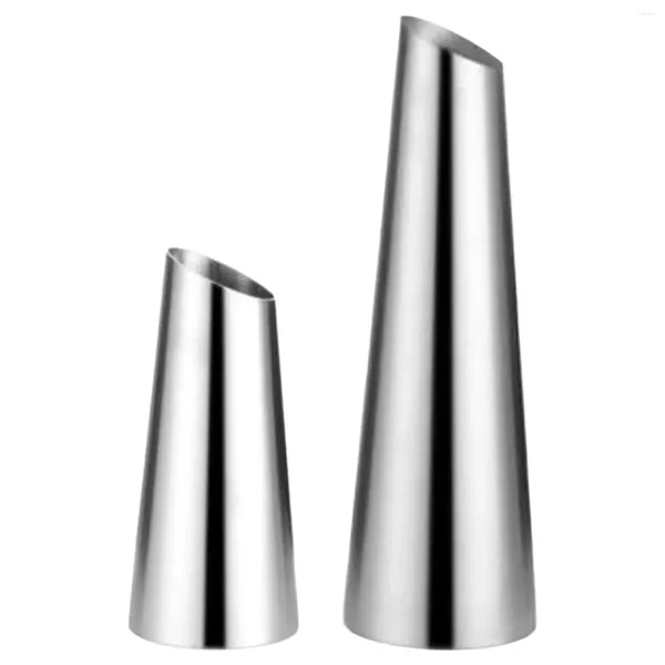 Flacons de hanche style minimaliste en acier inoxydable pichet d'eau carafe argent pour bar de fête