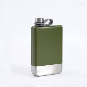 Hip Flasks Portable 304 Qualité Alimentaire SS Flagon Whisky Vodka Vin Pot Flacon Ensemble Alcool Potable Bouteille De Poche Camping En Plein Air