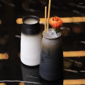 Hip Flacons Rétro Céramique Flacon Petit Style Japonais À La Main Creative Saké Tasses Maison Flasque Ronde Alcool Drinkware