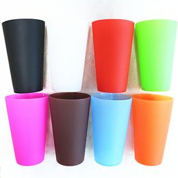 HIP-kolven herbruikbare 590 ml 20oz siliconen wijnglazen steelless wijnen tumbler shatterbestendige eierbakken bierwaterkop voor partijen