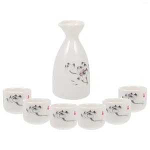 Heupkolven Sake keramische kopjes Japanse set flesjes cup thee portie porselein drinkpot traditionele mug sets warmer kungfu nieuwigheid koffie