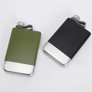 Heupkolven Kleine Flagon Fashionable Saft Mablack Red Rustproof Portable Flask Handig Duurzaam Leger Groen Blauw