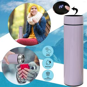 Heupflessen Roestvrij Temperatuur LCD Smart Flask Waterkoker Vacuüm Scherm Stalen Glazen Fles Glazen Bekers Dubbelwandig