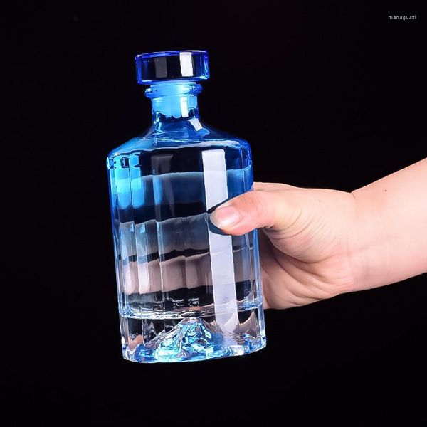 Hip Flasks Volcano Wine Bottle White Sealed Transparent Fruit Ice Whiskey