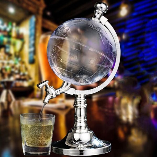 Hip Flasks Whisky Decanter Set Globe Distributeur Antique verre transparent Liqueur Vin Boissons Distributeur de jus Western Restaurant Bar Props 221124