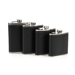 Hip Flasks Pichet extérieur portable en acier inoxydable en gros 6/7/8 oz