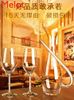 Flacons de gobelet de verre ￠ vin set m￩nage 6 d￩canteur de raisin en cristal de luxe Lot de style europ￩en