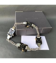 Hip Hop 1017 ALYX 9sm Hero Chain Ketting Nieuwe Mode Hero Chain Parel Accessoires Titanium Japanse Mannen Vrouwen Lovers7067995