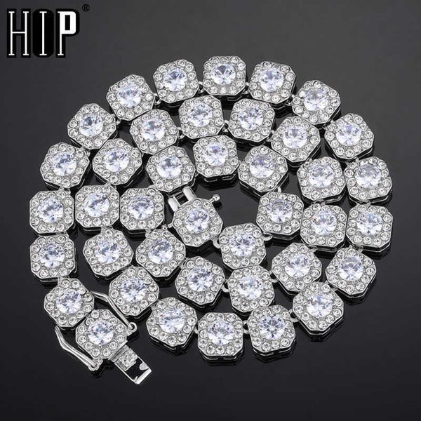Hip Hop 11mm Bling zircone cristal Tennis chaîne hommes glacé colliers Bracelet strass tour de cou pour hommes femmes cadeau bijoux