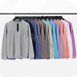 Hip hop 13 colores Sudaderas con capucha para hombre Cuello redondo Moda Chicos Streetwear Tops Otoño piedra Clásico Hombre Sudaderas Invierno Manga larga isla Tamaño grande