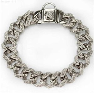 Hiphop bling sieraden 8 mm 10 mm 12 mm 15 mm 20 mm VVS Moissanite ketting Iced Out Cuban Link Chain