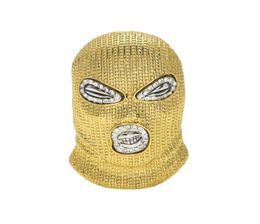 Hip Hop CSGO Collar colgante Mens Punk Style 18K Aleación Gold Silver Mask Head Charm Coste de alta calidad Cadena cubana 8451494