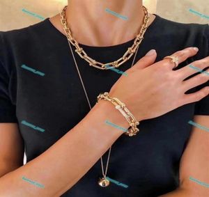 Hip Hop chaîne cubaine collier Bracelet en acier inoxydable collier bijoux haute chaîne de coulée polonaise Double fermoir de sécurité27762834584