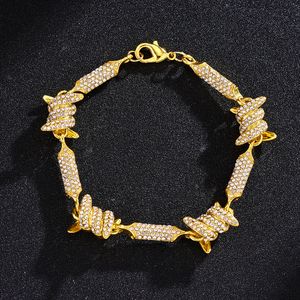 Diseñador de moda collar de hip hop barcelet hombres mujeres collar en espiral aleación de zinc y diamantes de imitación joyería joya novia novio aniversario regalo de San Valentín