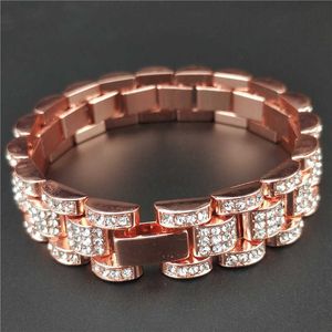 Hip hop hip hop hip hop réservoir chaîne bâton perceuse diamant incrusté diamant montre cubaine chaîne bracelet anneau
