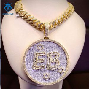 Hip Hop Hot Vente Lettre initiale VVS PENDANTS MISSANIT