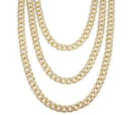 Hip Hop Iced Out Out Chains for Men S Miami Long Heavy Gold Cuban Link ketting Heren Fashion rapper sieraden feestcadeau5840545