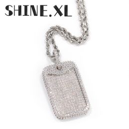 Collier avec pendentif de l'armée en diamant glacé pour hommes, chaîne en or, bijoux scintillants, cadeau de fête, Hip Hop, 5085998