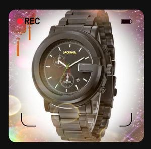 Hip Hop Iced Out Heren Dames Grote wijzerplaat Designer Horloge Diamanten Ring Roestvrij staal Stoffen band Klok Rosé goud Zilver Kast Kalender Quartz uurwerk Horloge