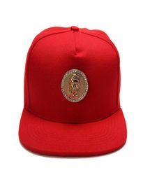 Hip Hop Jesus Baseball Cap bleu rouge Black Snapback pour les hommes Coton Coton Ajustement Ajustement Hats Unisexe3607891