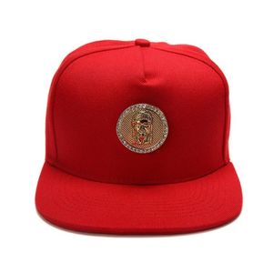 Hip Hop Jesús Gorra de béisbol Azul Rojo Negro Snapback para hombres Algodón Casual Ajustable Hombres Unisex Hats278q