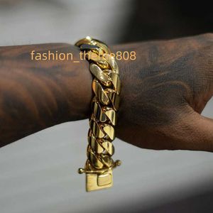 Hip Hop Jewelry Cadena Cubana Custom 10K 14K echte solide geel goud Miami Cuban Link armband voor mannen vrouwen