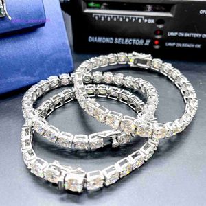 Hip Hop Sieraden Custom Pass Tester 3mm 4mm Diamond Moissanite Vvs Tennis Chainmoissanite Set met Diamanten