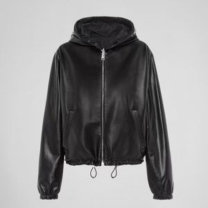 Vestes en cuir Hip Hop pour femmes, manteaux de moto, veste noire à capuche, Style Punk, coupe-vent pour filles