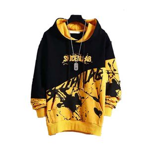 Hiphop heren trendy top met lange mouwen Instagram herfst/winter nieuwe losse jas modemerk hoodie