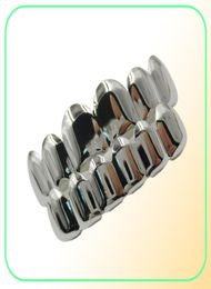 Hip Hop Personnalité Crocs Dents Or Argent Rose Or Dents Grillz Or Faux Dents Ensembles Vampire Grills Pour Womenmen Dental Grill5307149