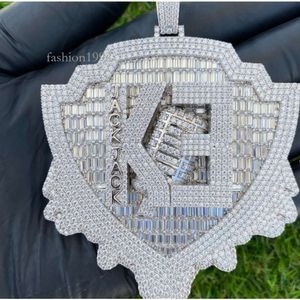 Hip Hop Rapper Star Style Hoge kwaliteit aangepaste Pass Diamond Testter Vvs Moissanite Iced Out personalisatie hanger