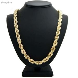 Hiphop touwketting ketting 14K GOUD GOLD 10 mm 24 inch279y 4598